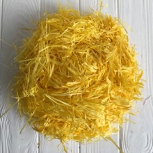 Наповнювач для коробок, темно-жовтий, упаковка 100 грам