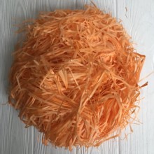 Наповнювач для коробок, помаранчевий, упаковка 100 грам