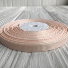 Репс 0,6 см, ніжно-персиковий, рулон 23 м