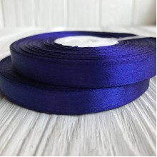 Атлас 0,9 см, синьо-фіолетовий, рулон 33 м