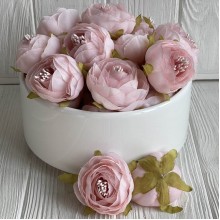 Шифоновий півонія, 5,5 х3, 5 см, світло-рожевий, шт.