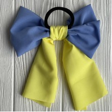 Гумка софт з бантом Ukraine, 12 см, блакитно-жовтий, шт.