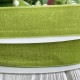Лента велюр, 2,5 см, оливковый, метр