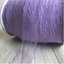 Мереживо квіточка, 4,5 см, лілове (не стрейчеве)