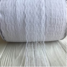 Мереживо квіточка, 4,5 см, біла (не стрейчева)