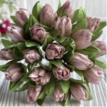 Пролісок, 2 см, пудровий, пучок з 20 квіточок