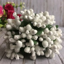 Гілочка з тичинками, білий, пучок