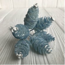 Гілочка хмелі, 12 см, блакитний, шт.