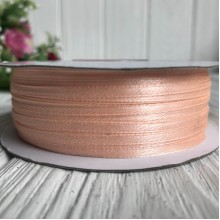 Атлас 0,3 см, персиковий, рулон 225 м