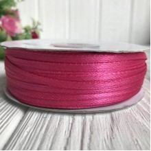 Атлас 0,3 см, малиновий, рулон 225 м