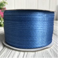 Атлас 0,3 см, світло-синій, рулон 225 м