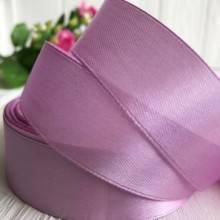 Атлас 2,5 см, фіалковий, метр