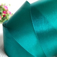 Атлас 5 см, смарагдовий, рулон 33 м