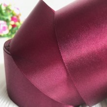 Атлас 5 см, вишневий, рулон 33 м