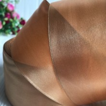 Атлас 5 см, золото, рулон 33 м