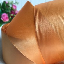 Атлас 5 см, яскраве золото, рулон 33 м