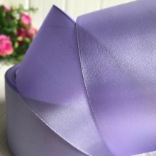 Атлас 4 см, світло-ліловий, метр