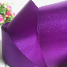 Атлас 5 см, темно-фіолетовий, рулон 33 м