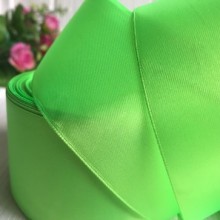 Атлас 5 см, темно-салатовий, рулон 33 м