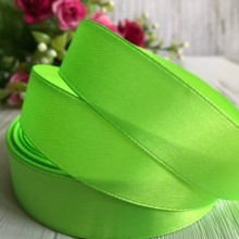 Атлас 2 см, темно-салатовий, метр