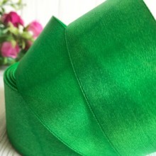 Атлас 4 см, середньо-зелений, метр