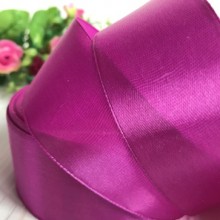 Атлас 4 см, бузковий, метр