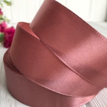 Атлас 2,5 см, коньячний, метр