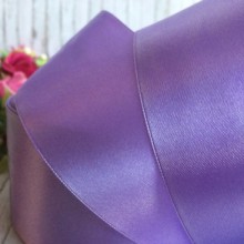 Атлас 5 см, темно-ліловий, рулон 33 м