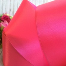 Атлас 5 см, світло-малиновий, рулон 33 м