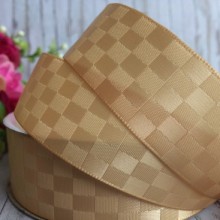 Атлас шахівниця, 2,5 см, золото