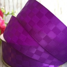 Атлас шахівниця, 2,5 см, темно-фіолетовий