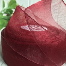 Органза 4 см, бургунді, метр