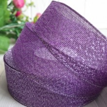 Парча 2,5 см, фіолетовий, метр