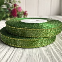 Парча 0,9 см, яскраво-зелений, рулон 23 м