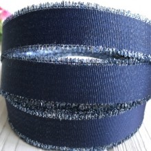 Репс бахрома, 2,5 см, сапфіровий, метр