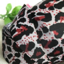 Репс 4 см, сірий леопард, метр