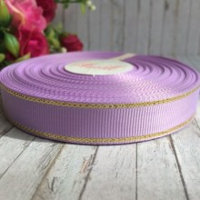 Репс 1,5 см люрекс (золото), фіолетовий, за 1 м