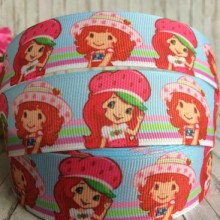 Репс 2,5 см, Шарлотта Суниця, блакитний, 1 м