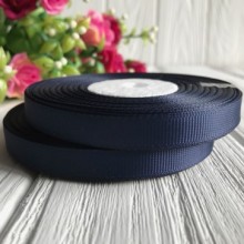 Репс 0,9 см, сапфіровий, рулон 23 м