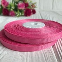 Репс 0,6 см, темно-рожевий, рулон 23 м