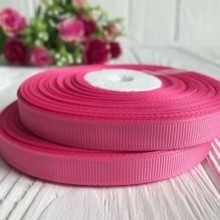 Репс 0,9 см, темно-рожевий, рулон 23 м