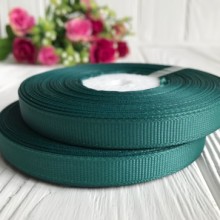 Репс 0,9 см, темно-смарагдовий, рулон 23 м