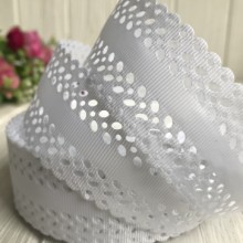 Репс 3,5 см, лист перфорація, білий, метр