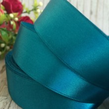 Атлас 2 см, бірюзовий, метр