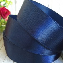 Атлас 2 см, сапфіровий, метр