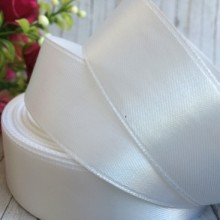 Атлас 2 см, білий, метр