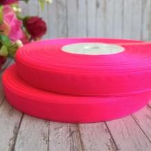 Органза 0,9 см, яскраво-малиновий, рулон 45 м