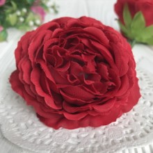 Бутон троянди тканинний, 7 см, червоний, шт.