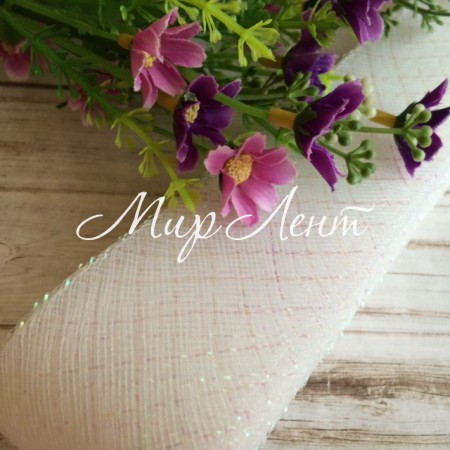 Регілін, 4,5 см, білий з перламутром