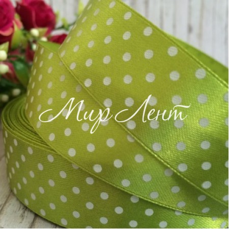 Атлас горох 2,5 см, оливковий